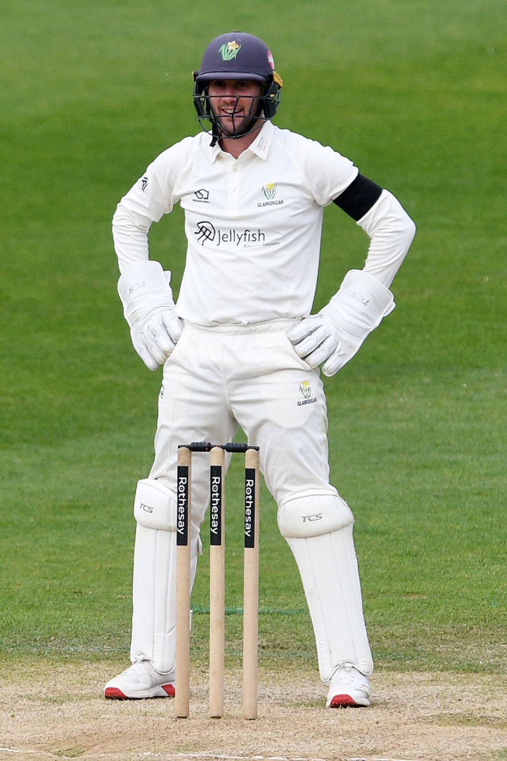 26.04.26 - Glamorgan v Leicestershire - Rothesay County Championship - Chris Cooke of Glamorgan